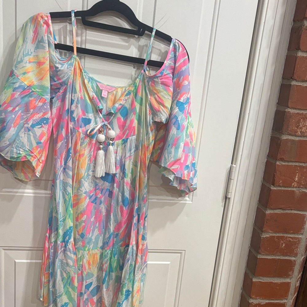 Lilly Pulitzer Multicolor Dress with Pink and Blue